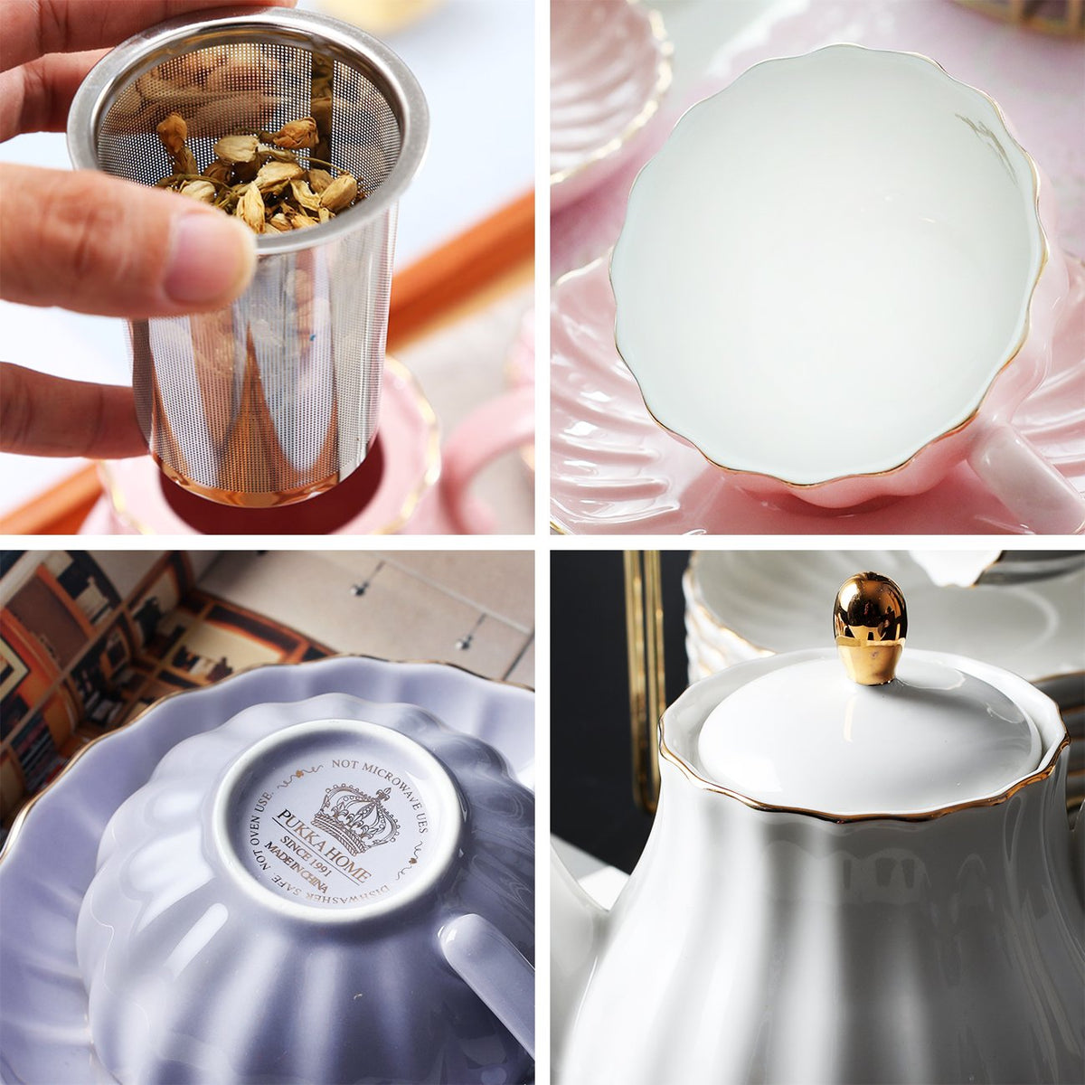 Sweejar stainless steel tea strainer ensures clean, flavorful brews