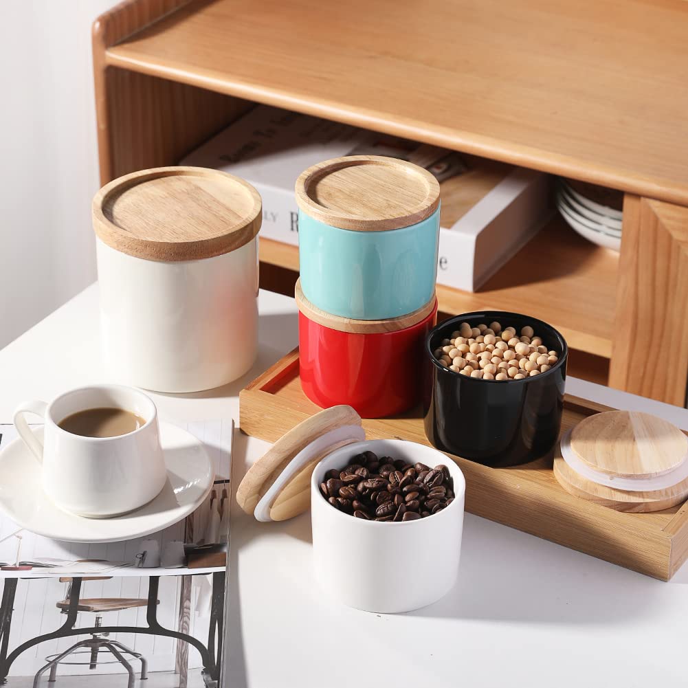 Sweejar wooden lid with rubber seal provides airtight closure