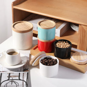 Sweejar wooden lid with rubber seal provides airtight closure