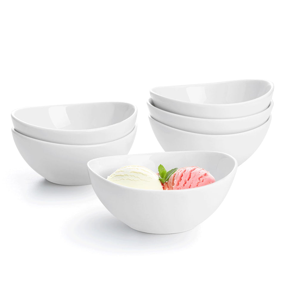 Sweese 10 oz porcelain dessert-portion bowls for elegant dessert servings