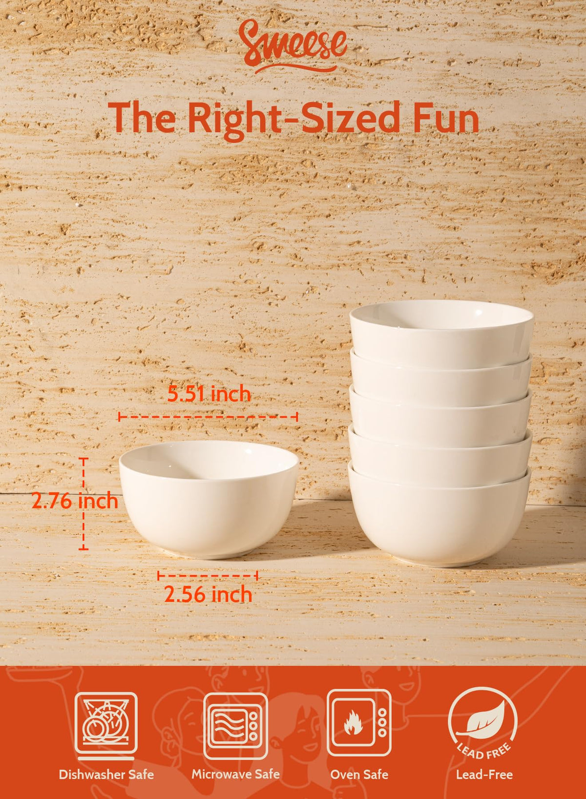 Sweese bowls shown in cereal setup, a practical choice for breakfast routines.