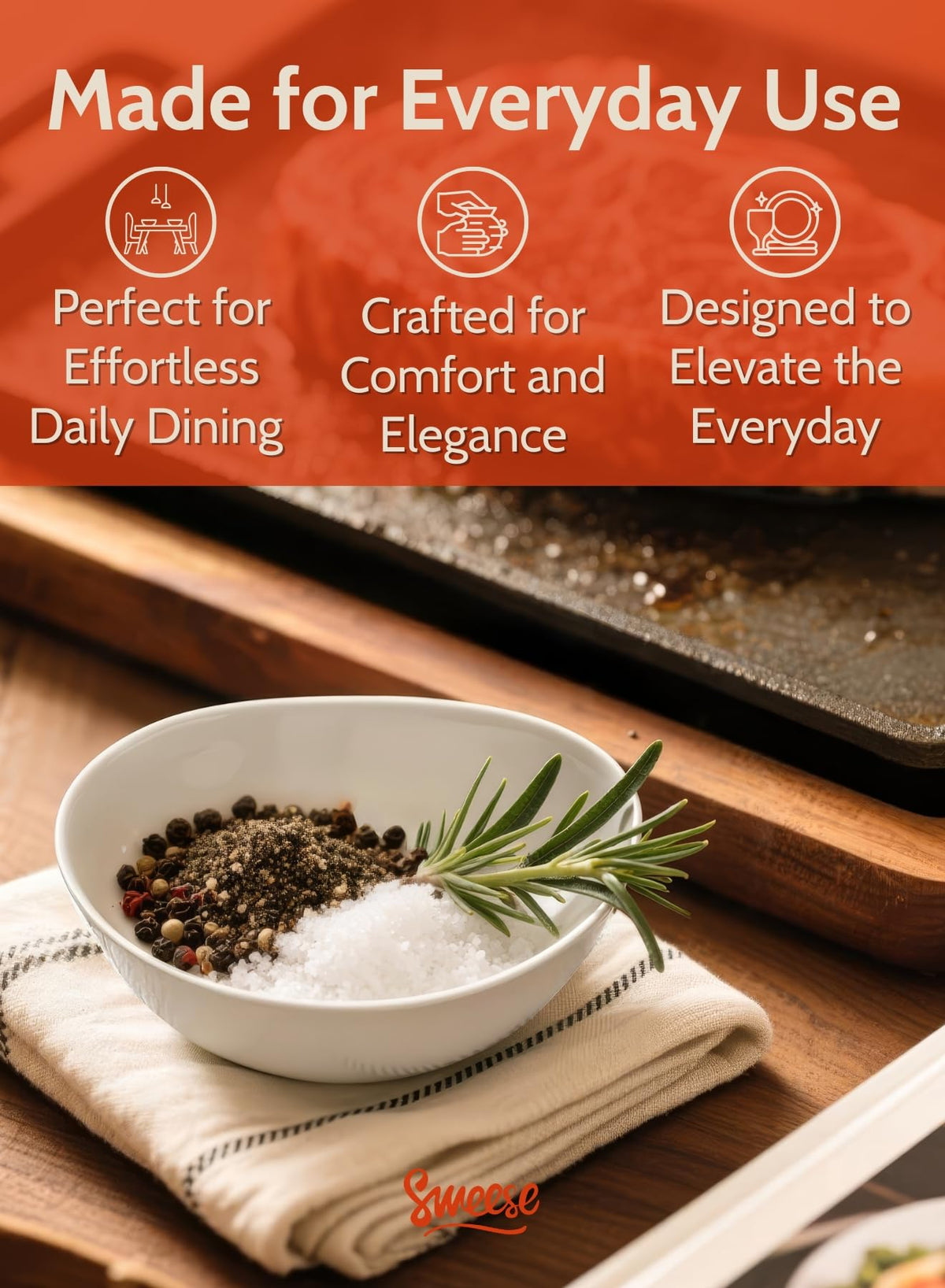 Sweese mini bowls perfect for charcuterie and tasting portions on tables.