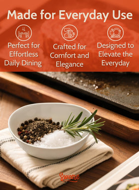Sweese mini bowls perfect for charcuterie and tasting portions on tables.