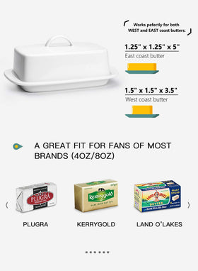 Sweese two-sticks fit keeps breakfast butter neatly contained without tangling wrappers