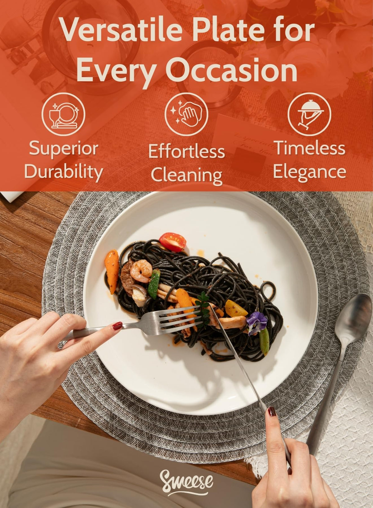 Sweese Circular Collection edge-lift design highlighting secure edge