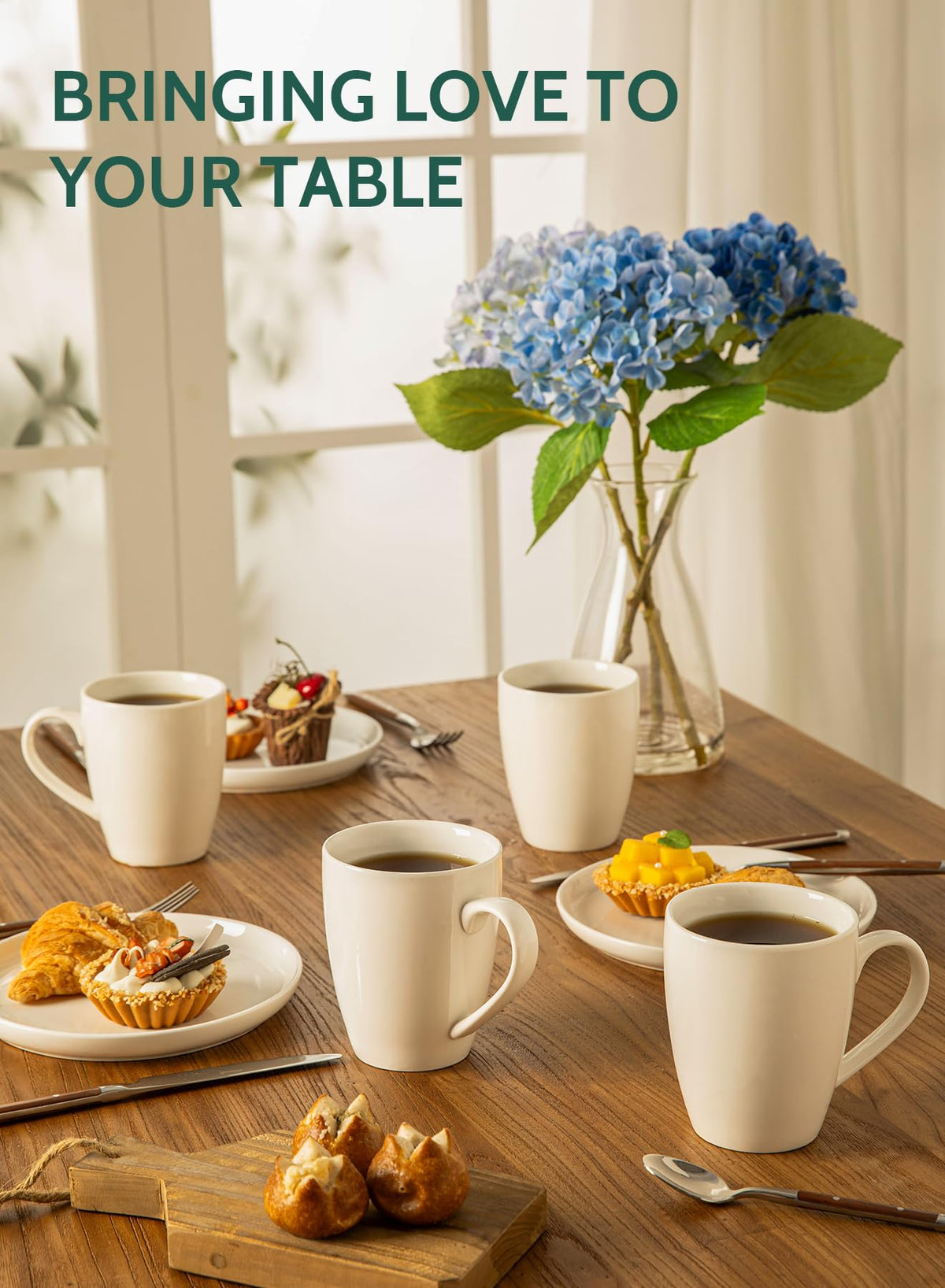 Sweese 16oz mug, dishwasher-safe for easy cleanup after busy days.
