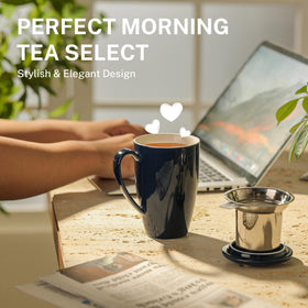 Sweese comfortable anti-hot handle demonstrates safe grip during tea moments