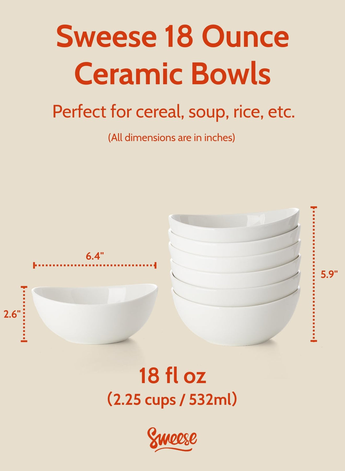 Sweese curve collection bowls add elegant style to meals, ideal for special dinners.
