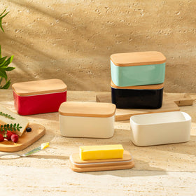 Sweese lid doubles as a small cutting board for quick prep