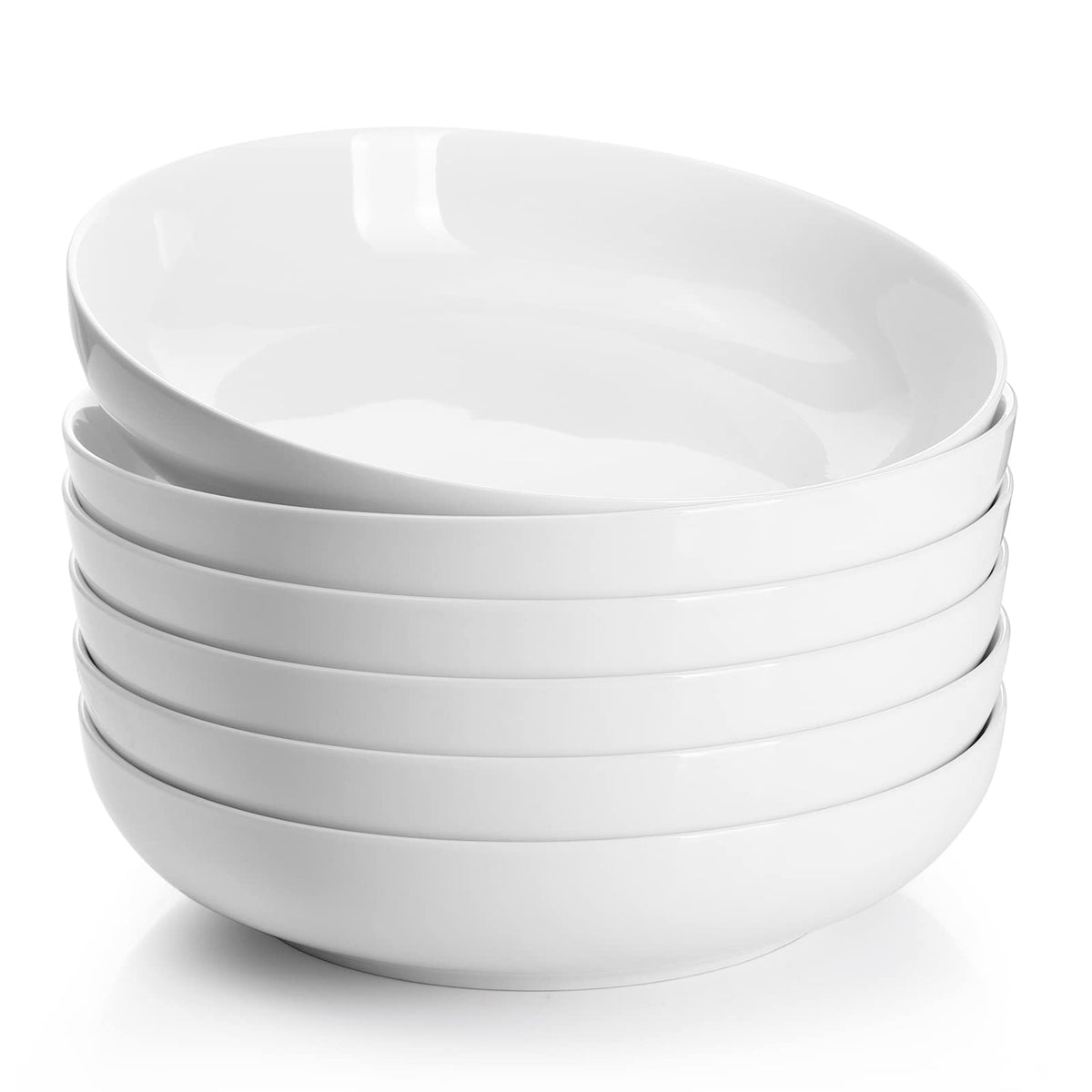 Sweese large salad serving bowls displaying vibrant ingredients on a clean table