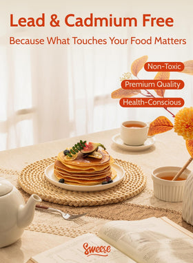 Sweese multi-use dessert plate set suitable for desserts, appetizers, and snacks.