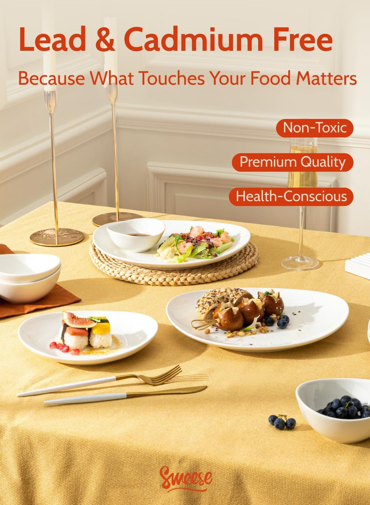 Sweese packaging and care tips ensure safe delivery and reuse.