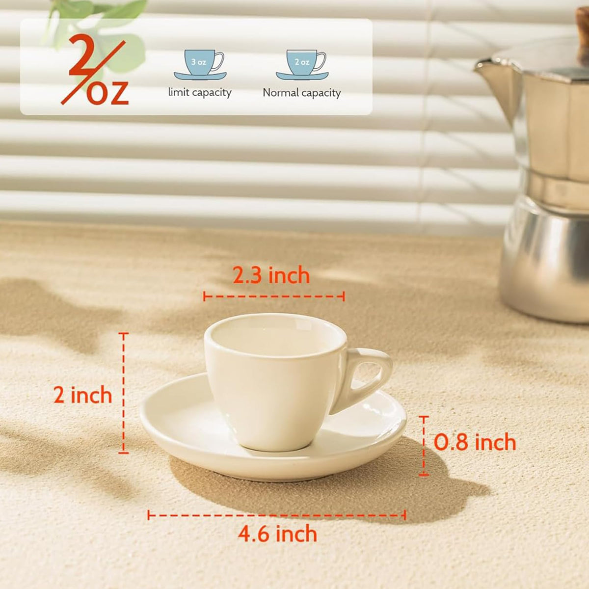 Sweese porcelain cups close-up showing smooth glaze and durable construction.
