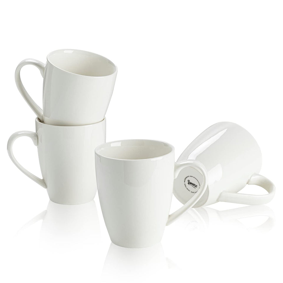 Sweese 16 oz porcelain mug with a comfortable handle for coffee