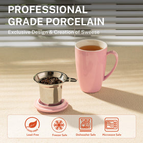 Sweese extra-fine tea strainer for a smooth brew.