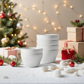 Sweese bouillon cups set on table setting, showcasing versatility