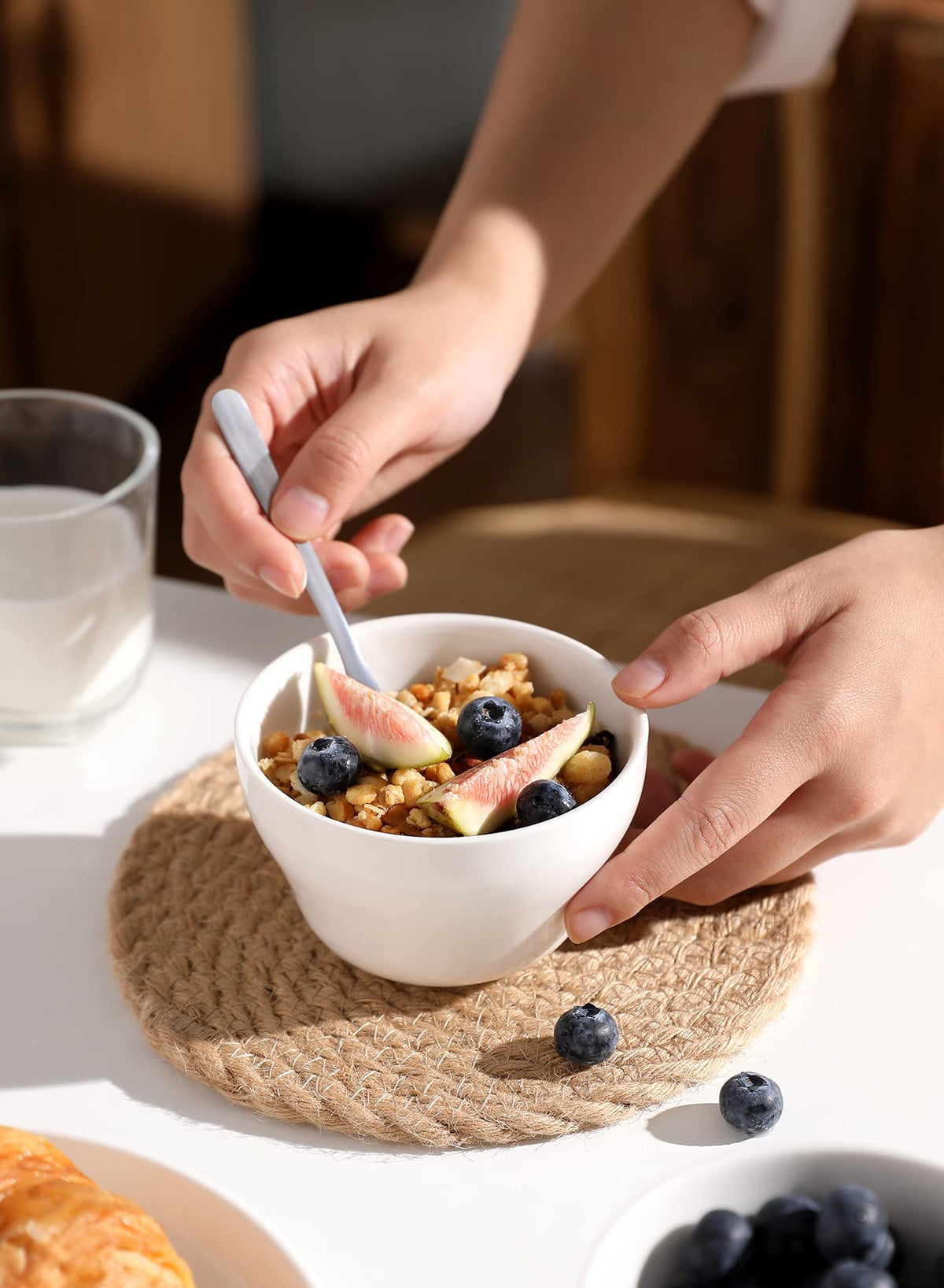Sweese bouillon cups white with dishwasher-safe emphasis for easy cleanup