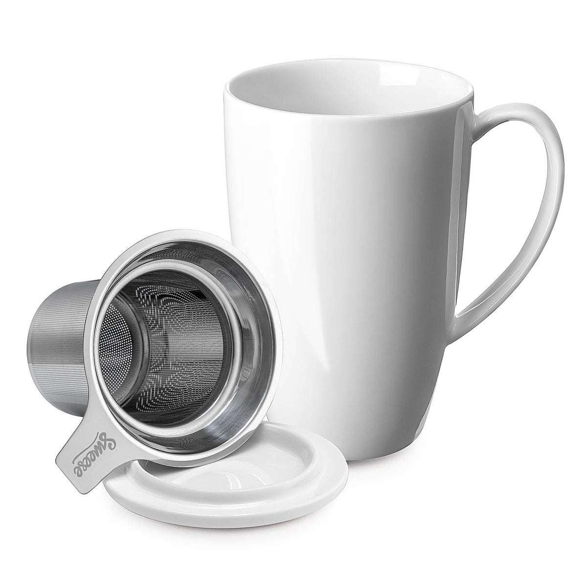 Sweese tea mug with infuser and lid for perfect loose-leaf infusion at home
