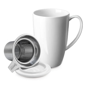 Sweese tea mug with infuser and lid for perfect loose-leaf infusion at home