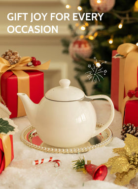 Sweese classic white teapot complements any kitchen decor