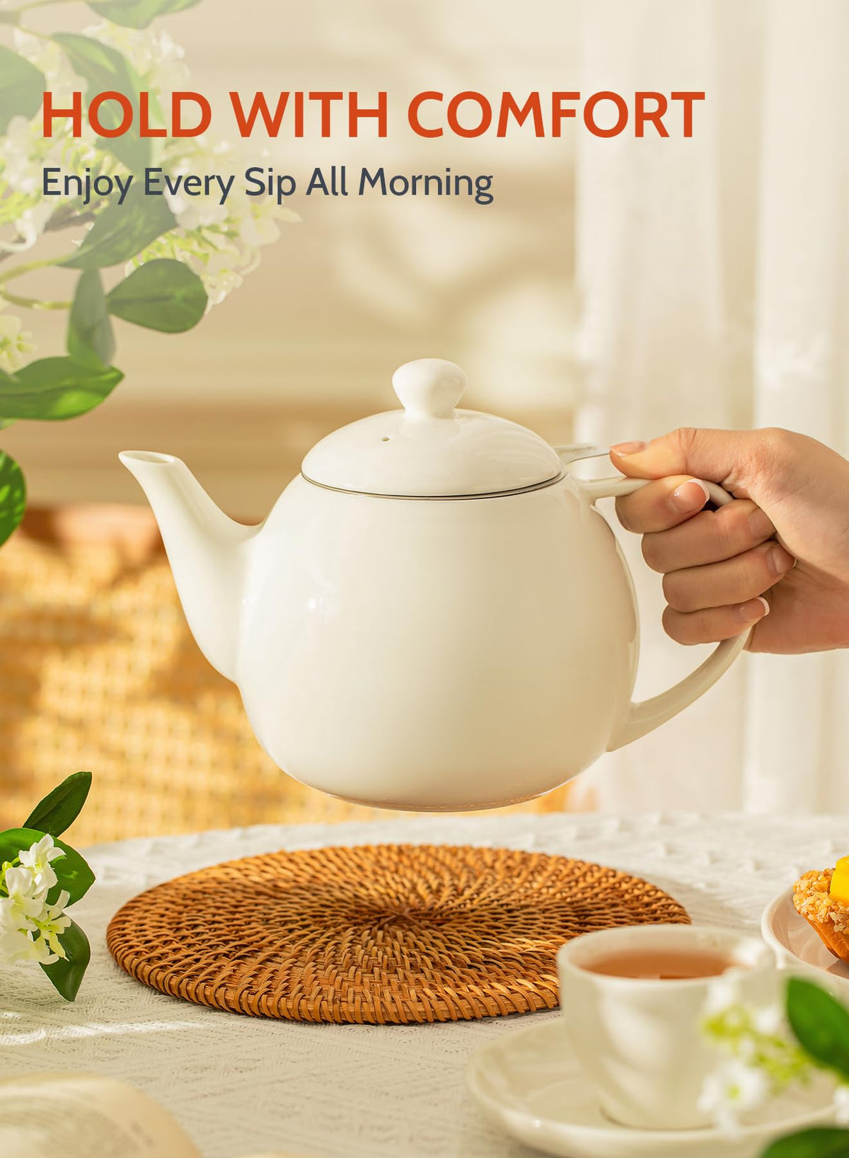 Sweese teapot for two mugs, great for small tea gatherings
