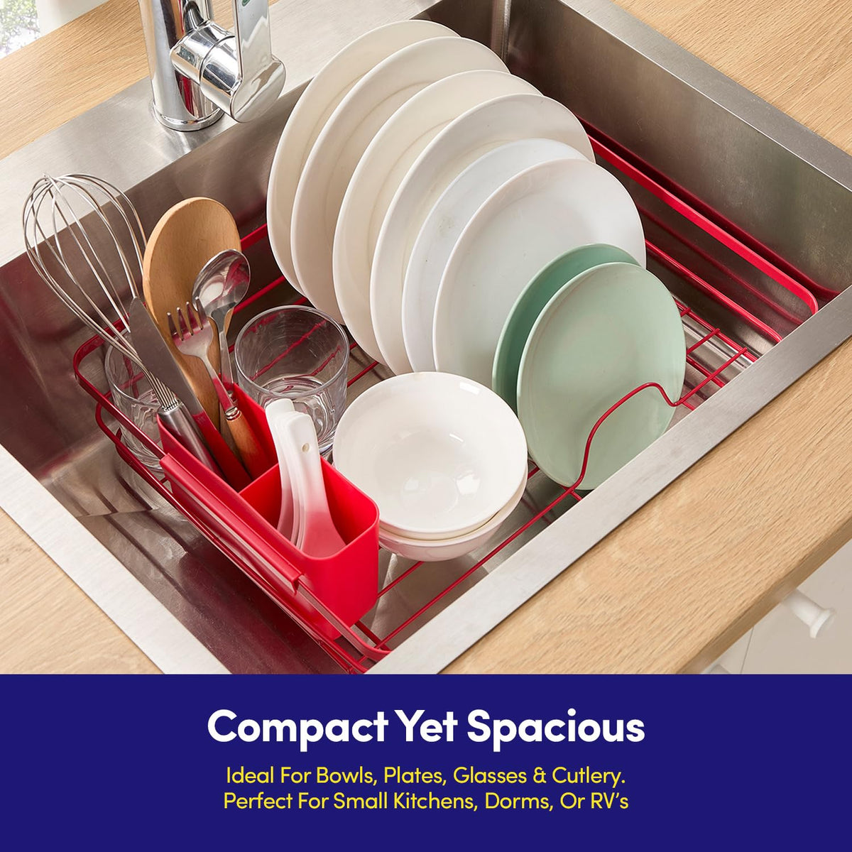 Sweet Home Collection compact dimensions fit tight counters in small kitchens and RVs.