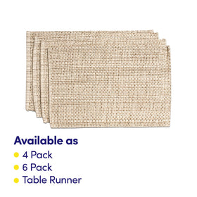 Sweet Home Collection dining-table decor placemats elevate any setting and holiday tables