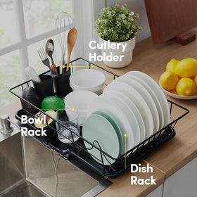Sweet Home Collection drying tray helps keep countertops dry and tidy.