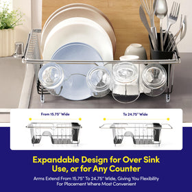 Sweet Home Collection utensil holder attached keeps forks, spoons, and tools organized.