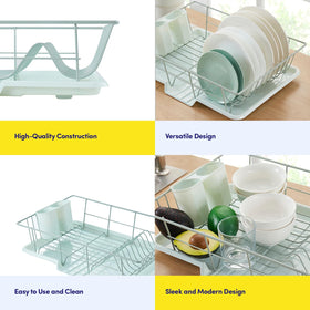 Sweet Home Collection modern, neutral-toned finish complements any kitchen decor while staying compact.