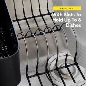 Sweet Home Collection rust resistant dish drainer designed for long lasting kitchen use.