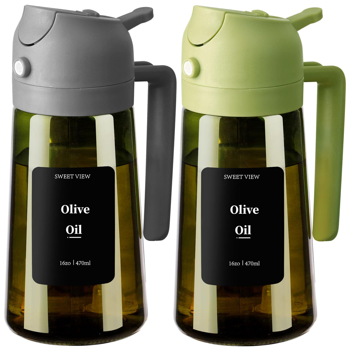 SWEET VIEW olive oil dispenser pour bottle for precise cooking pours