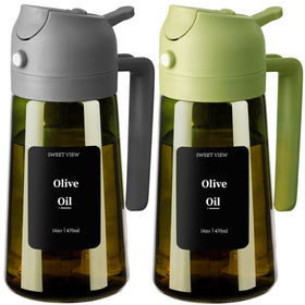 SWEET VIEW olive oil dispenser pour bottle for precise cooking pours