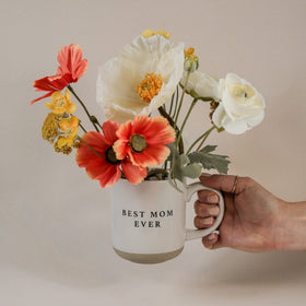 Sweet Water Decor Best Mom Ever mug dishwasher safe badge for easy cleaning