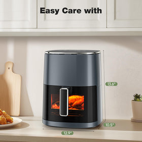 Sweetcrispy air fryer uses nontoxic materials for safe cooking