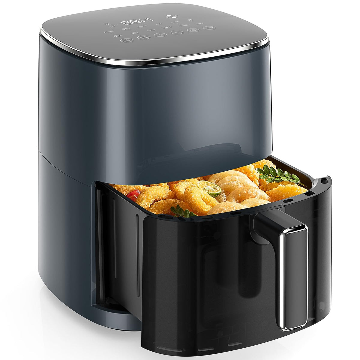 Sweetcrispy air fryer window view shows food cooking evenly