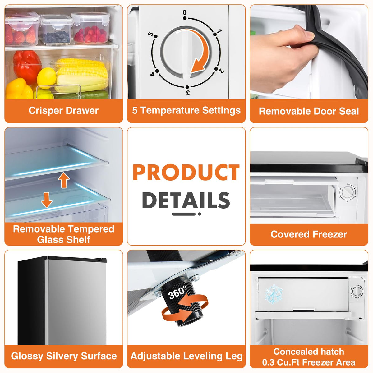 Sweetcrispy energy label close-up indicates efficient power use for budget-friendly cooling.