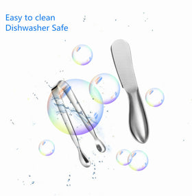 Sweetfamily dishwasher-safe knives for quick cleanup after meals.