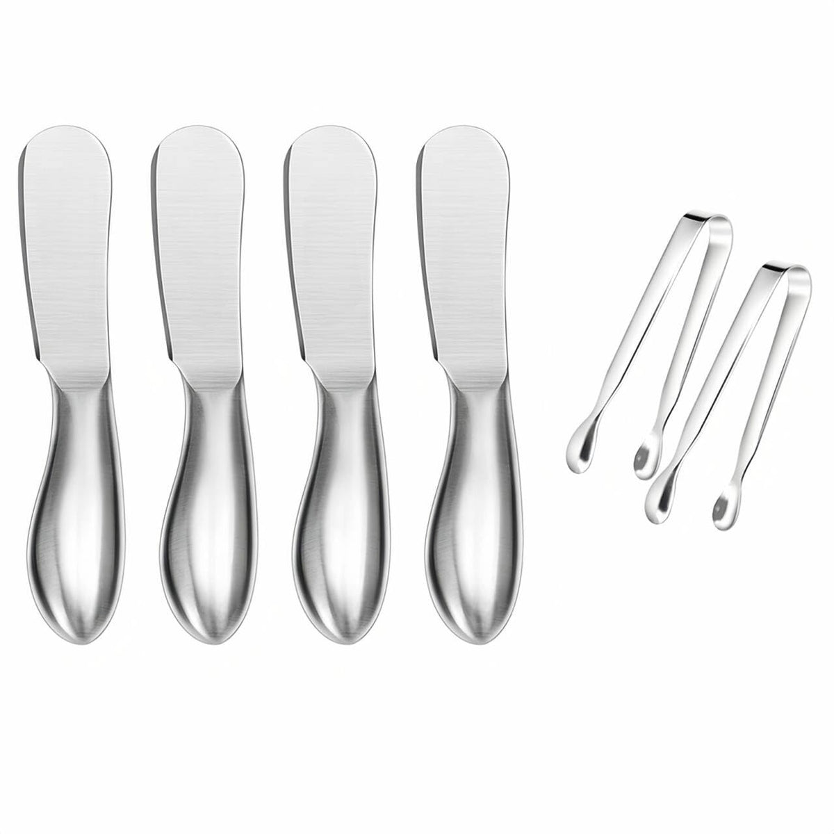 Sweetfamily spreader knife set in a 6-piece collection for smooth butter and cheese spreading.
