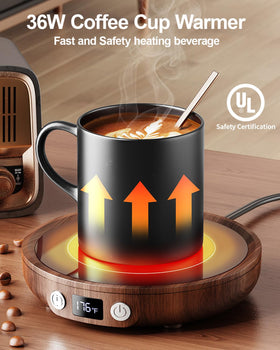 SWEETFULL mug warmer large heating panel distributes even warmth