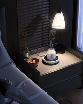Sweetfull warmer works well with flat-bottom mugs for even heat.