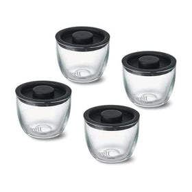 S'well 12oz glass prep bowls nested inside the 21.5oz Eats container for space-saving organization.