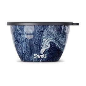 S'well 64oz salad bowl in Azurite with removable tray for organized meal prep.