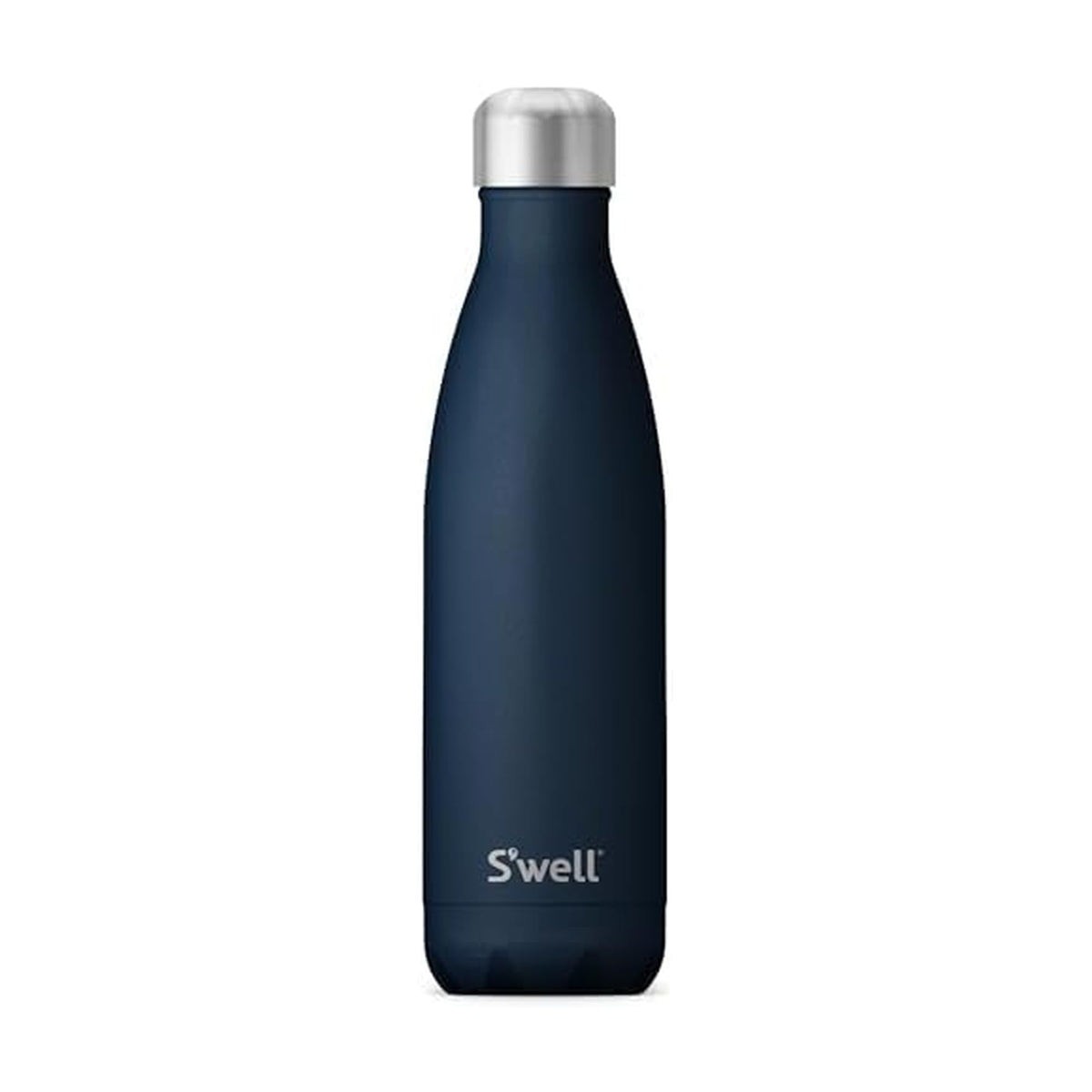 S'well Azurite bottle cap detail shows a secure lid for on-the-go hydration.