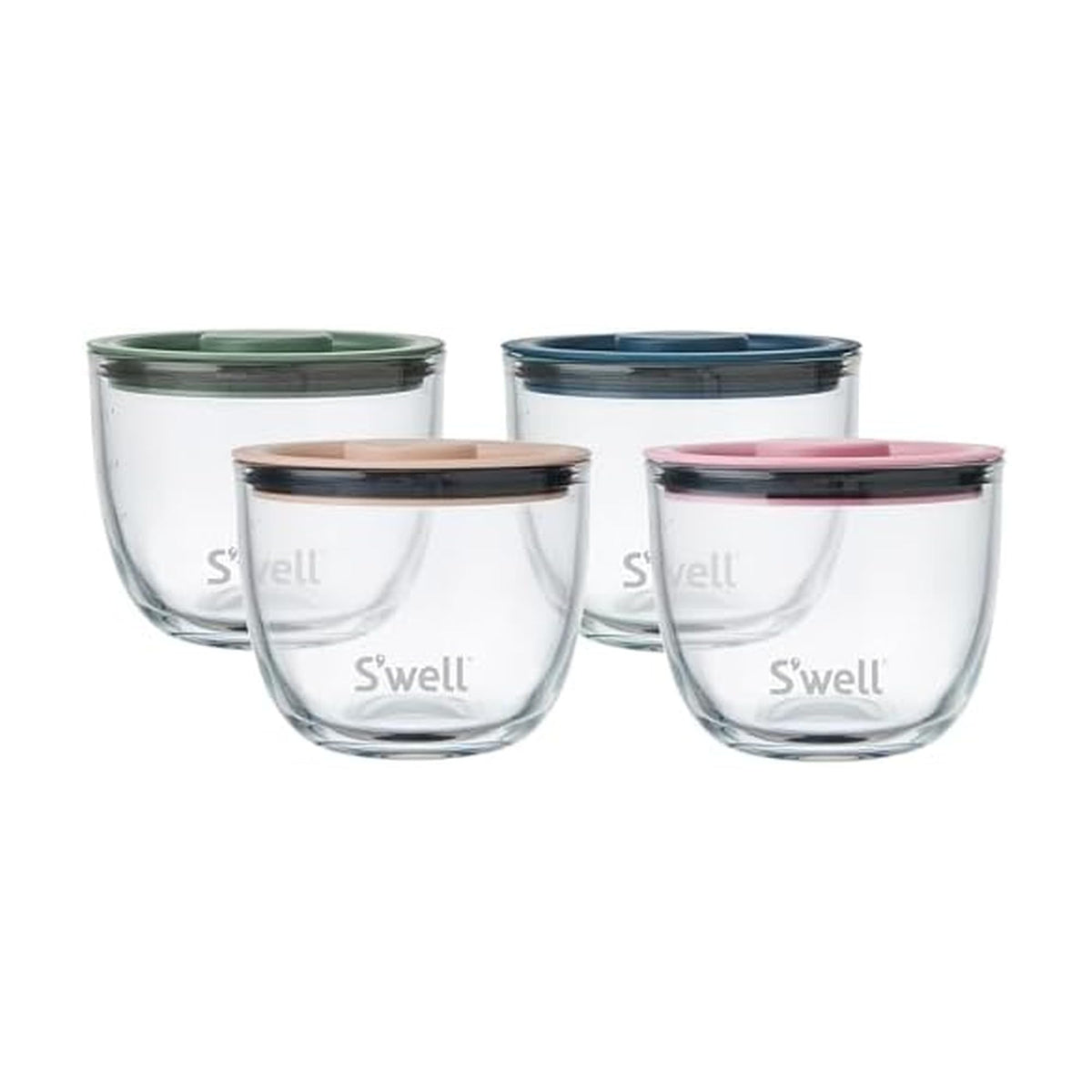 S'well glass prep bowls 12oz set with measurement marks for precise meal prep.