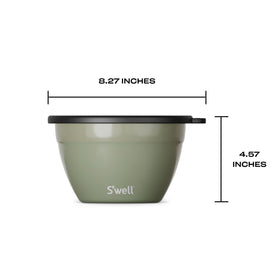S'well leakproof lid seals bowl contents to prevent spills during commuting
