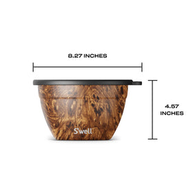 S'well leakproof lid on the bowl preserves freshness and prevents spills.