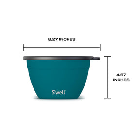 S'well lid and bowl are dishwasher safe for easy cleaning after meals.