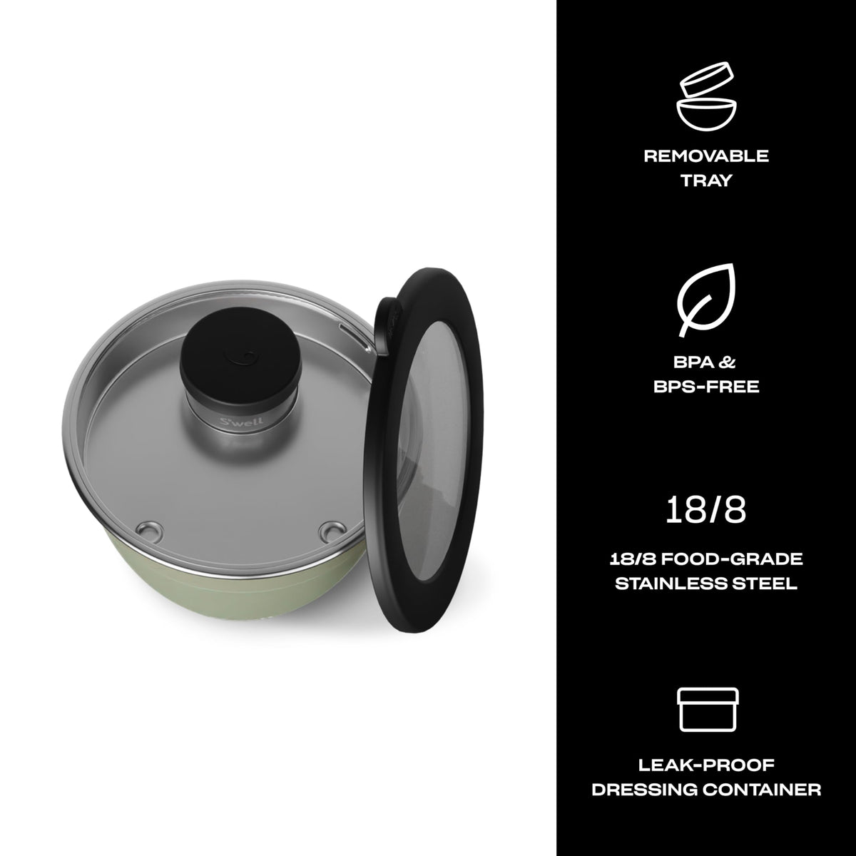 S'well mini canister for dressing keeps toppings mess-free during transport