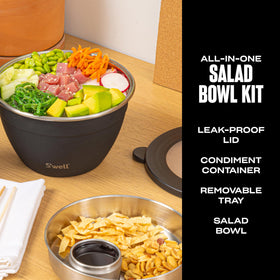 S'well removable tray highlighting space for toppings and utensils.